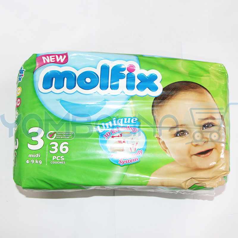 COUCHES CULOTTES MOLFIX TAILLE 4,5, 6 - Senegal bambinerie