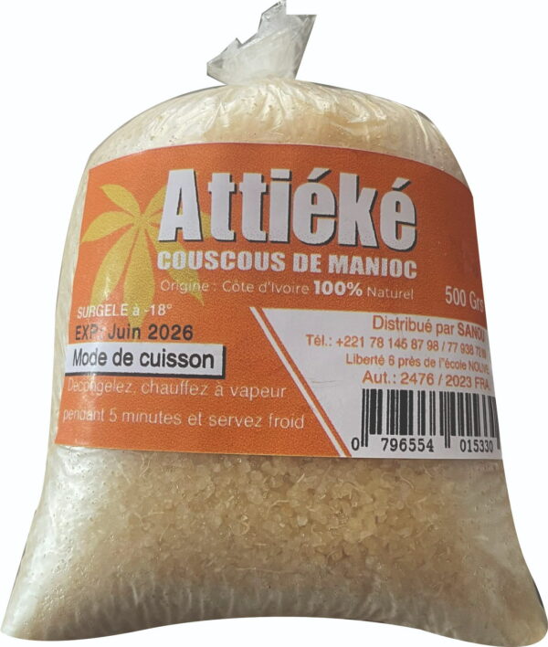 ATTIEKE BOULE (ATHIEKE) 500g - COUSCOUS DE MANIOC